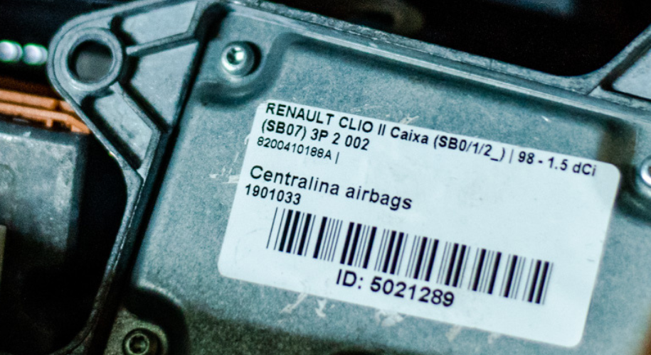 An airbag engine control unit in a box
